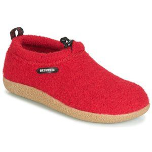 Giesswein Vent boiled wool slippers - Red